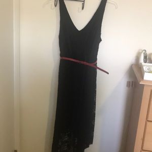 Black lace dress